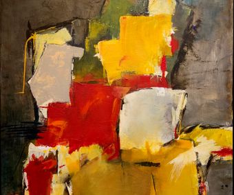Abstract 100 x 100 cm.